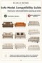 Jacquard Fabric Sehra Pattern 3-3-1-1 Sofa Cover |   Sofa Bed Cover - 5