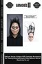 Delux Series Different Gift Costume Complement Teenage Fun Hairy Momo Horror Mask 24X16 cm