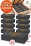 8 Pieces Mega Size under Bed Storage Bag Set 80X40X22 cm |   Quilt Blanket Clothing Storage Organizer Bundle Bridal Dowry Sofa Bed Underlay