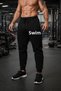 Men's Black Hooded Tracksuit Set Stn - 2