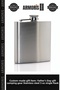 Special Production Souvenirs Father's Gift Camping Equipment Stainless Steel 5 oz Single Flask