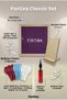 Burgundy Blue Fan Decoration Classic Set Purple Felt Lettering Board Stand Balloon Chain Hand Pump Fan Set - 2