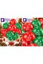 100 Pieces Happy New Year Balloons Red Green 31 cm – New Year Decoration - 2