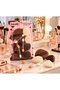 10-Piece Makeup Set-Makeup Puff-Egg Sponge-Appliator-Coffee