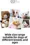 # Dog Muzzle Dog Muzzle Set of 7 with Adjustable Strap Plastic Protection Muzzle Anti-Bite Breathable Cage Type for Puppies Adult Small Medium Large Breed Compatible Training Walking Veterinary Use - 5
