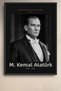 Set of 2 Framed Paintings: Ataturk Portrait and He Is the Sovereign Nation, Office Decoration Ikiata03 - 2