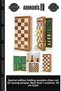 Special Series Tabletop Christmas Surprise Wooden Foldable Boxed Chess Game for Young People 40 cm G225