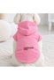 Pink Awesome Girl Printed Dog Sweatshirt |   Hooded, Fleece Fabric, Winter Dog Clothing