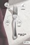 Shell 6-piece stainless steel dinner fork set - 2