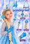 4 Piece Frozen Princess Set Crown Scepter Braided Hairpin and Gloves Set Toy