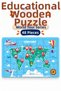 48 Piece World Tour Themed Puzzle Children's Educational Puzzle Game 27.5X19.5 cm