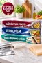 Super 3-Piece Economical Kitchen Cooking Storage Set 16 Sheets of Greaseproof Paper + 10 Meters of Stretch Film + 10 Meters of Aluminum Foil - 4