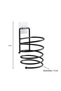 Self-Adhesive White Hair Dryer Holder and Hanger - No Drilling Blow Dryer Stand Organizer - 2