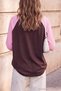 Pembe Premium İnterlok Reglan Kol Oversize Kalıp Beyzbol Uzun Kollu Örme T-Shirt TWOAW27TS00001 - 7