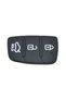 3 Button Pad Replacement Rubber Car Repair Key Shell For Hyundai Creta I20 I40 Tucson Elantra Santa - 2