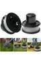 Replacement Spool with Cap Spring Replacement Weed Eater Spool for Black and Decker ST4500 ST5000 GE - 3