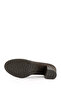 Women's Brown Antique Medium Thick Heeled Genuine Leather Shoes - 6