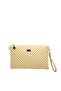 Crash Yellow Quilted V Women's Portfolio and Clutch Handbag Sp1034