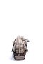 Coffee Yellow - Brown Plaid Line Square Women's Handbag Sp1258 - 5