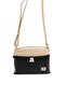 Black - Women's Crossbody Bag with S.Nut Logo Sp623 - 2