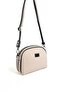 Beige - Navy Blue Honeycomb Women's Crossbody Bag Sp765 - 2