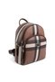 Dark Brown - Brown Plaid Women's Backpack Sp1062 - 4