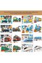 16sheets 8/16Sheets Train Carriage Parent-Child Interactive Cartoon Puzzle Sticker DIY Face Sticker - 7