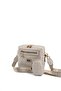 Beige - S.Bej Logo Women's Crossbody Bag Sp1038 - 5