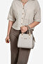 Beige - Sand Knitted Women's Handbag Sp1136 - 2