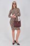 Burgundy - Burgundy Mini Rolax Women's Shoulder Bag Sp1242 - 7