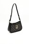 Smoked - Black Monogram Women's Crossbody Bag Sp1132 - 3
