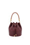 Burgundy - Burgundy Mini Rolax Women's Shoulder Bag Sp1248