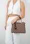 Coffee - Coffee Monogram Women's Handbag Sp969 - 2