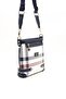 White - Navy Blue Plaid Women's Crossbody Bag Sp1120 - 2