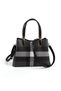 Black - Black Plaid Women's Handbag Sp1205 - 5