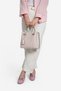 Burgundy - Bone Crow's Feet Plaid Women's Handbag Sp975 - 2