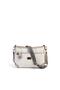 White - Women's Crossbody Bag with Gray Logo Sp1160 - 5