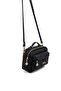 Black - Black Monogram Women's Crossbody Bag Sp1186 - 2