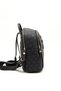 Black - Black Monogram Women's Backpack Sp901 - 4