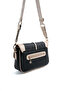 Black - Women's Crossbody Bag with S.Nut Logo Sp1182 - 4