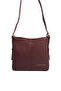 Burgundy - Burgundy Mini Rolax Women's Shoulder Bag Sp1249