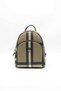 Coffee - Black Plaid Women's Backpack Sp1062 - 2