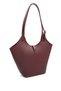 Burgundy - Burgundy Mini Rolax Women's Shoulder Bag Sp1246 - 4