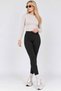 Women's Winter High-Waisted Diving Fabric t Shaping / Sculpting Leggings with Fleece Lining and No Show Inside - 4
