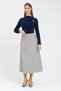 Midi Length Side Elasticated Klyos Skirt