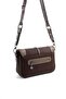 Coffee - Mink Honeycomb Women's Crossbody Bag Sp1182 - 4