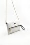 White - White Quilted V Women's Portfolio and Clutch Handbag Sp1134 - 4