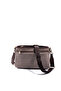 Coffee Yellow - Brown Plaid Line Square Women's Crossbody Bag Sp1184 - 5