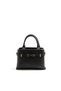 Black - Women's Handbag with Black Logo Sp1149