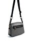 Platinum - Women's Crossbody Bag with Black Logo Sp1201 - 4